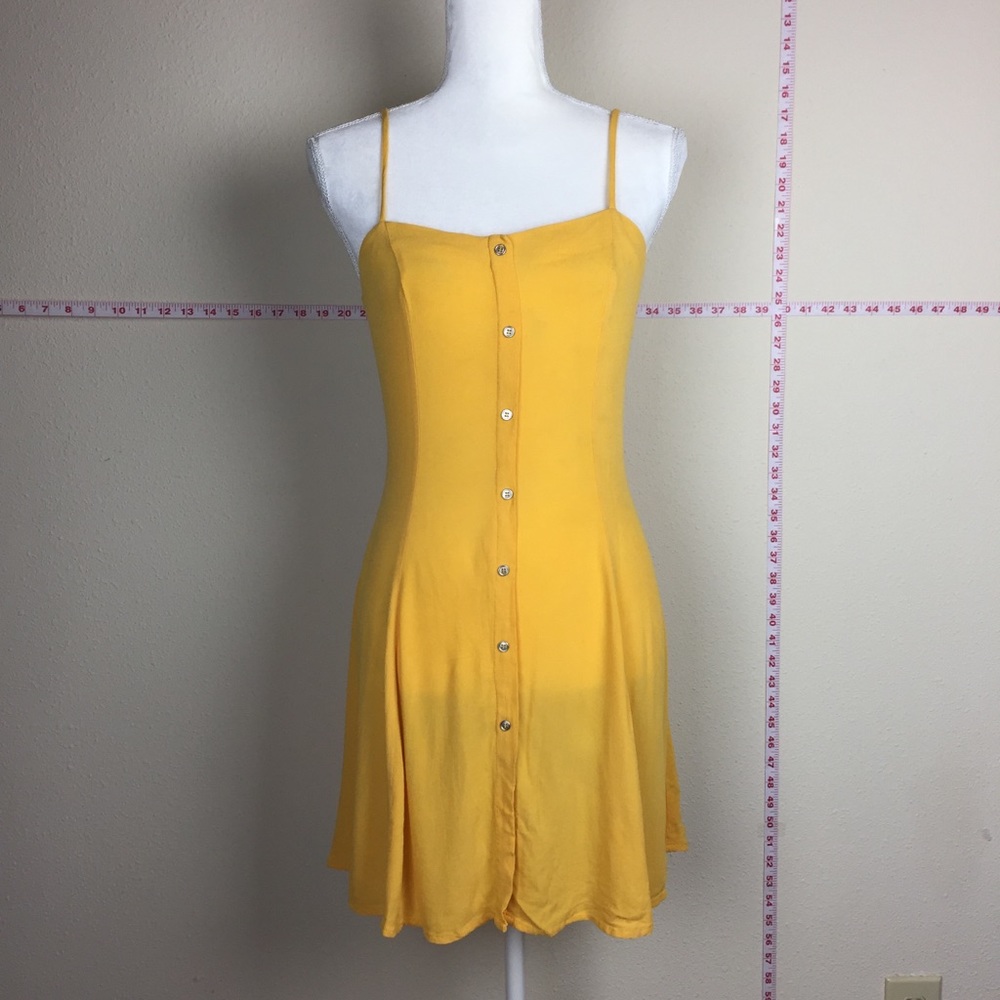 🌞Cotton On MeriGold Babydoll Button Mini Dress